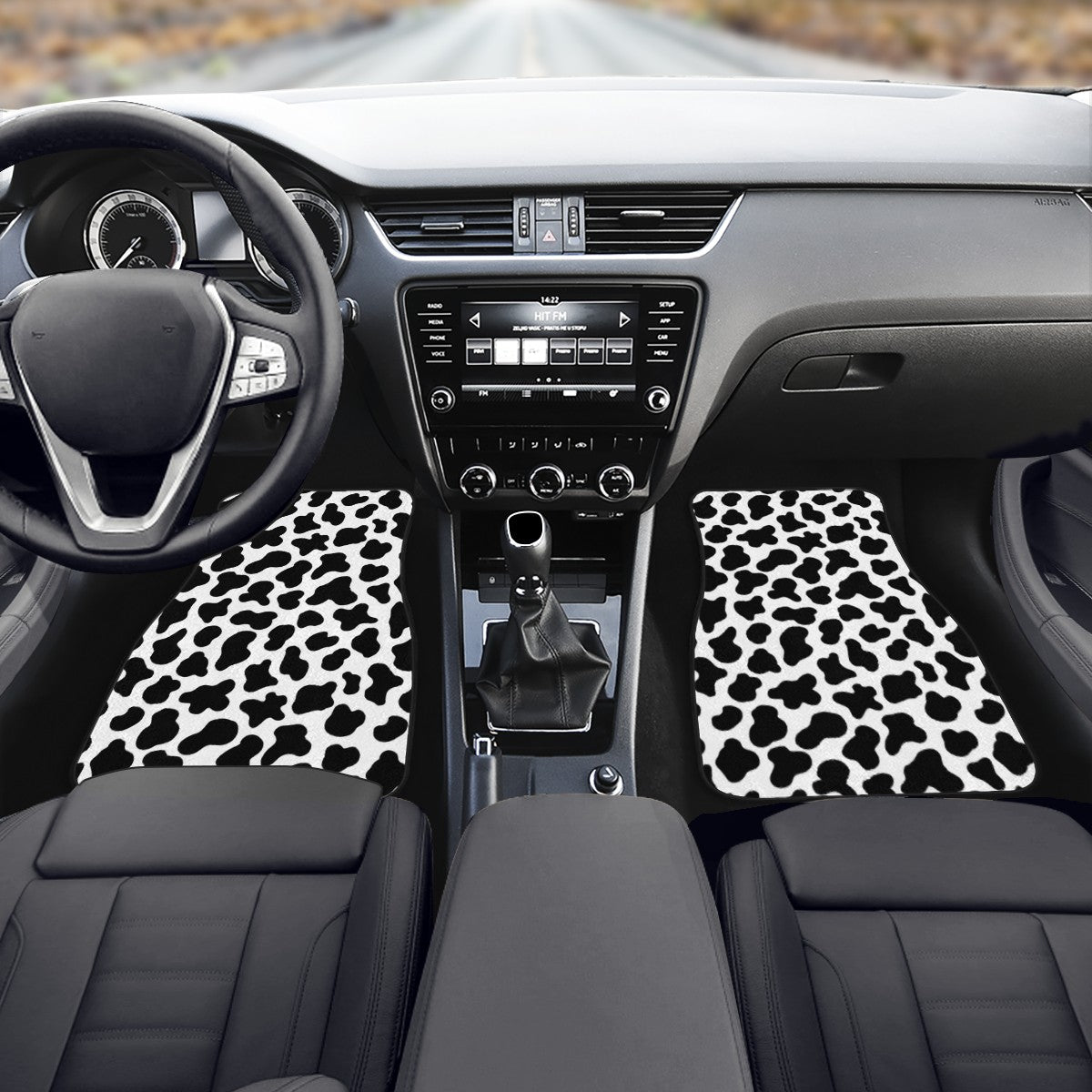Cow Custom Car Floor Mats