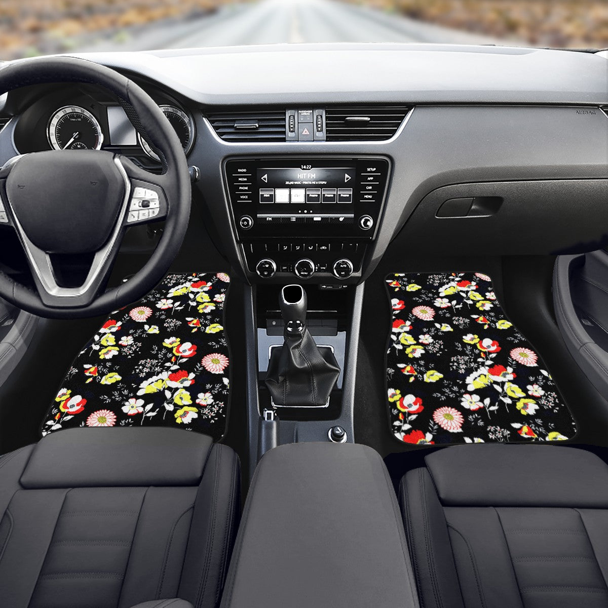 Flower Custom Car Floor Mats