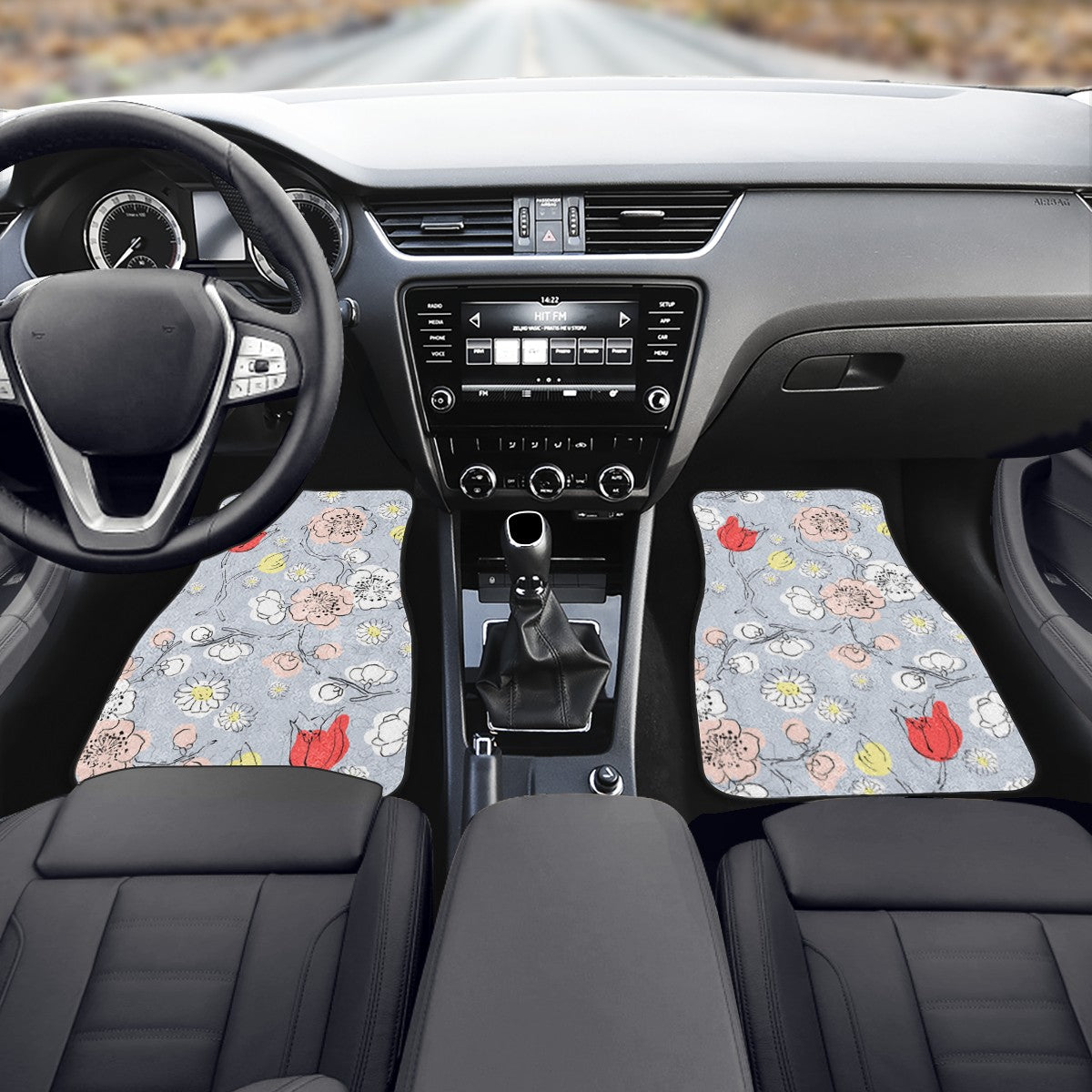 Flower Custom Car Floor Mats