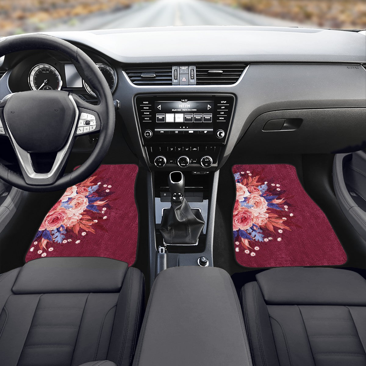 Flower Custom Car Floor Mats