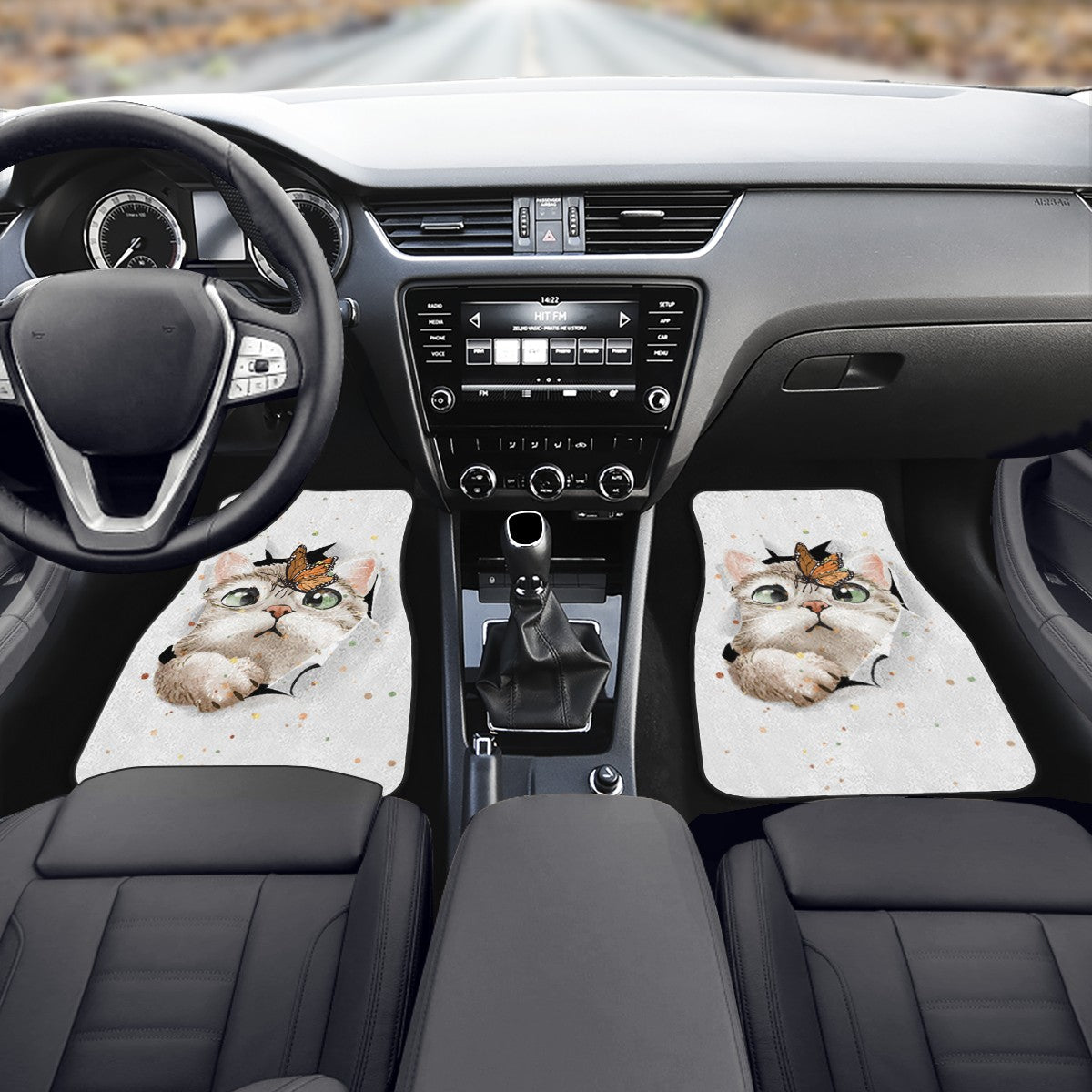 Cat Custom Car Floor Mats