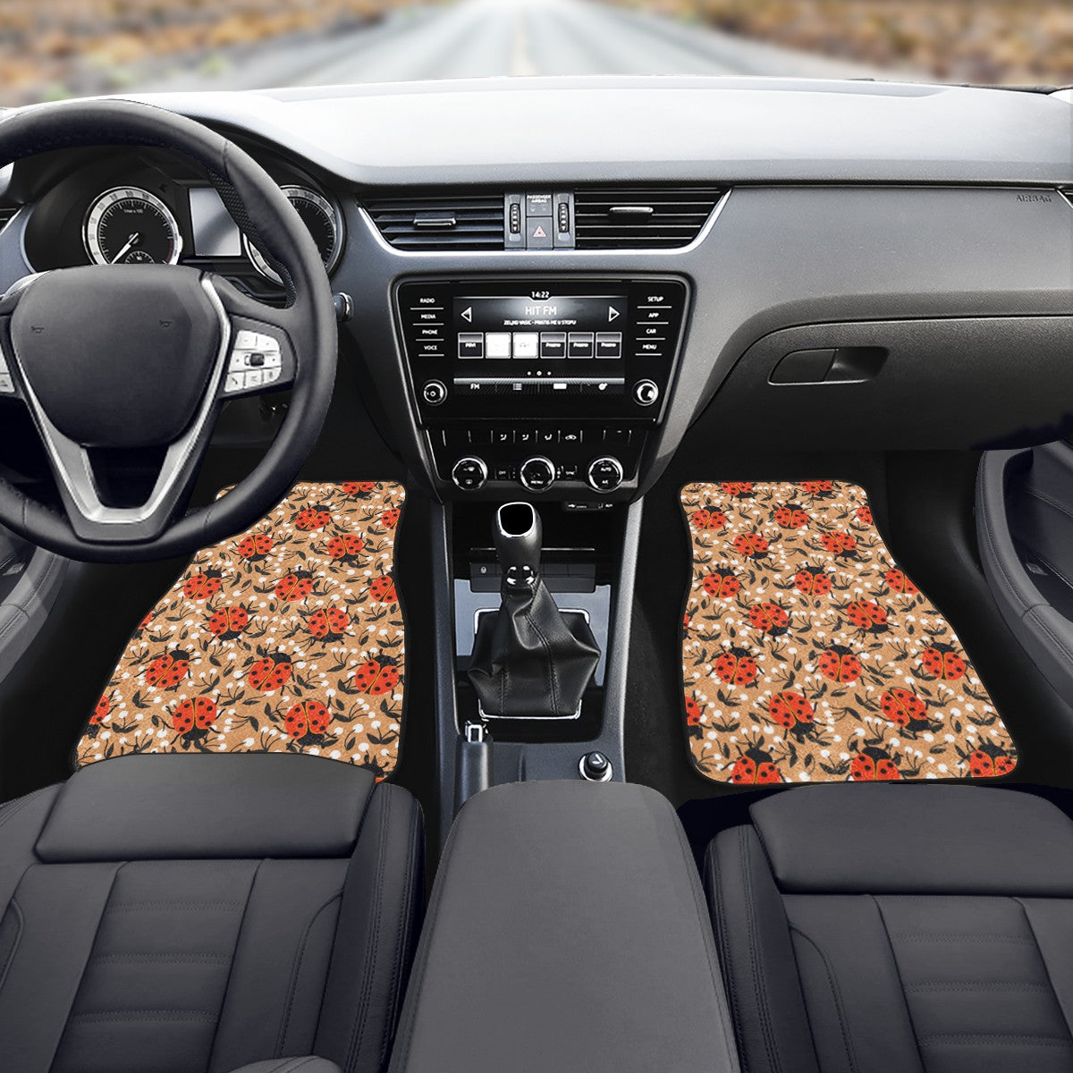 Ladybug Custom Car Floor Mats