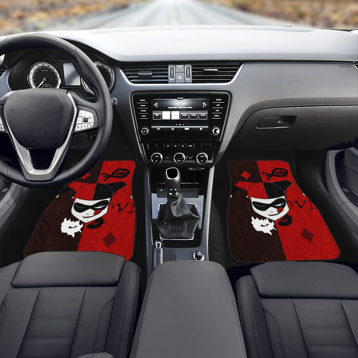 Harley Quinn Custom Car Floor Mats