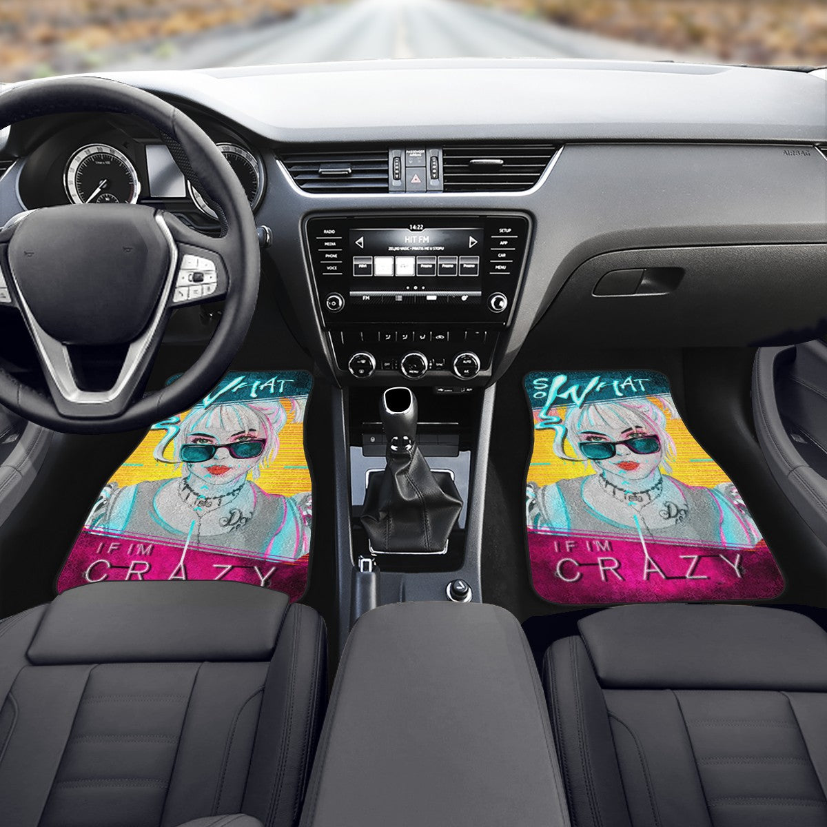 Harley Quinn Custom Car Floor Mats