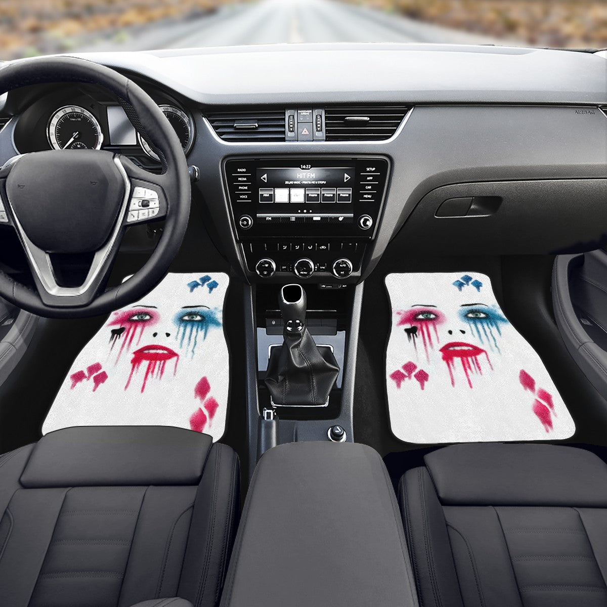 Harley Quinn Custom Car Floor Mats