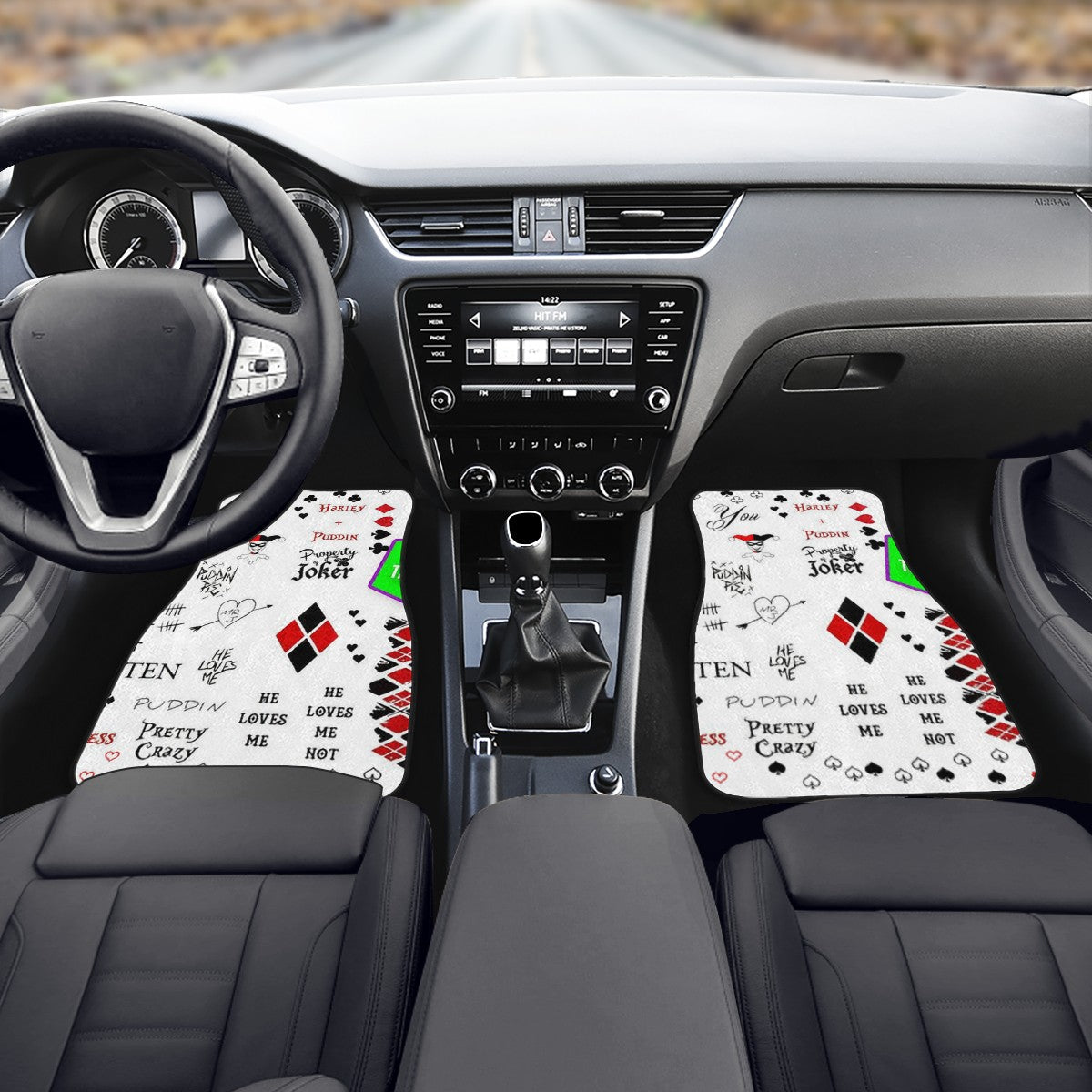 Harley Quinn Custom Car Floor Mats