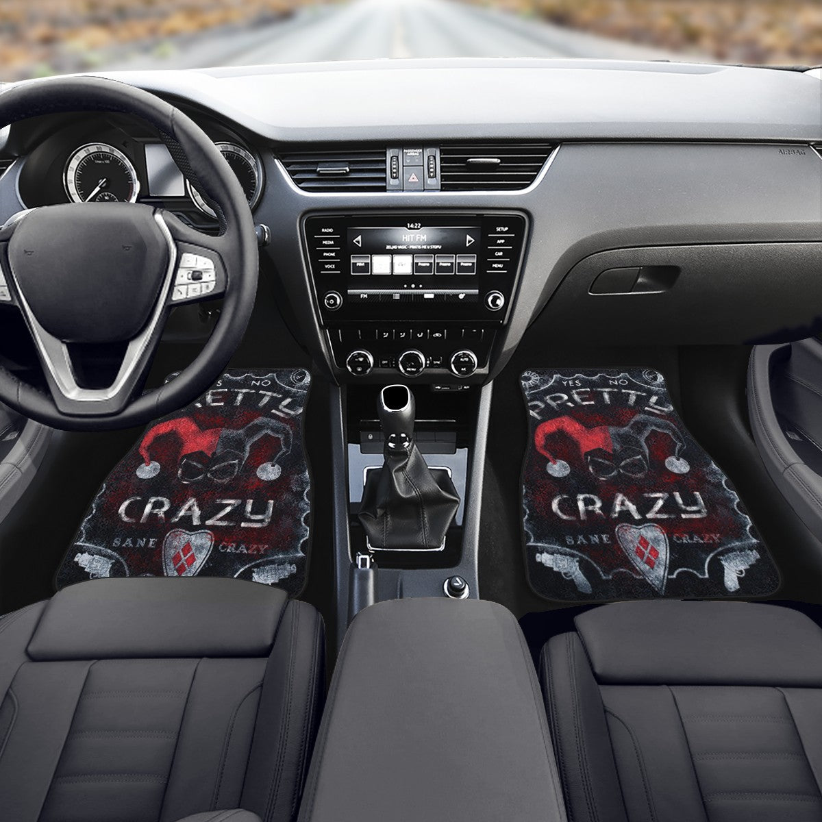 Harley Quinn Custom Car Floor Mats