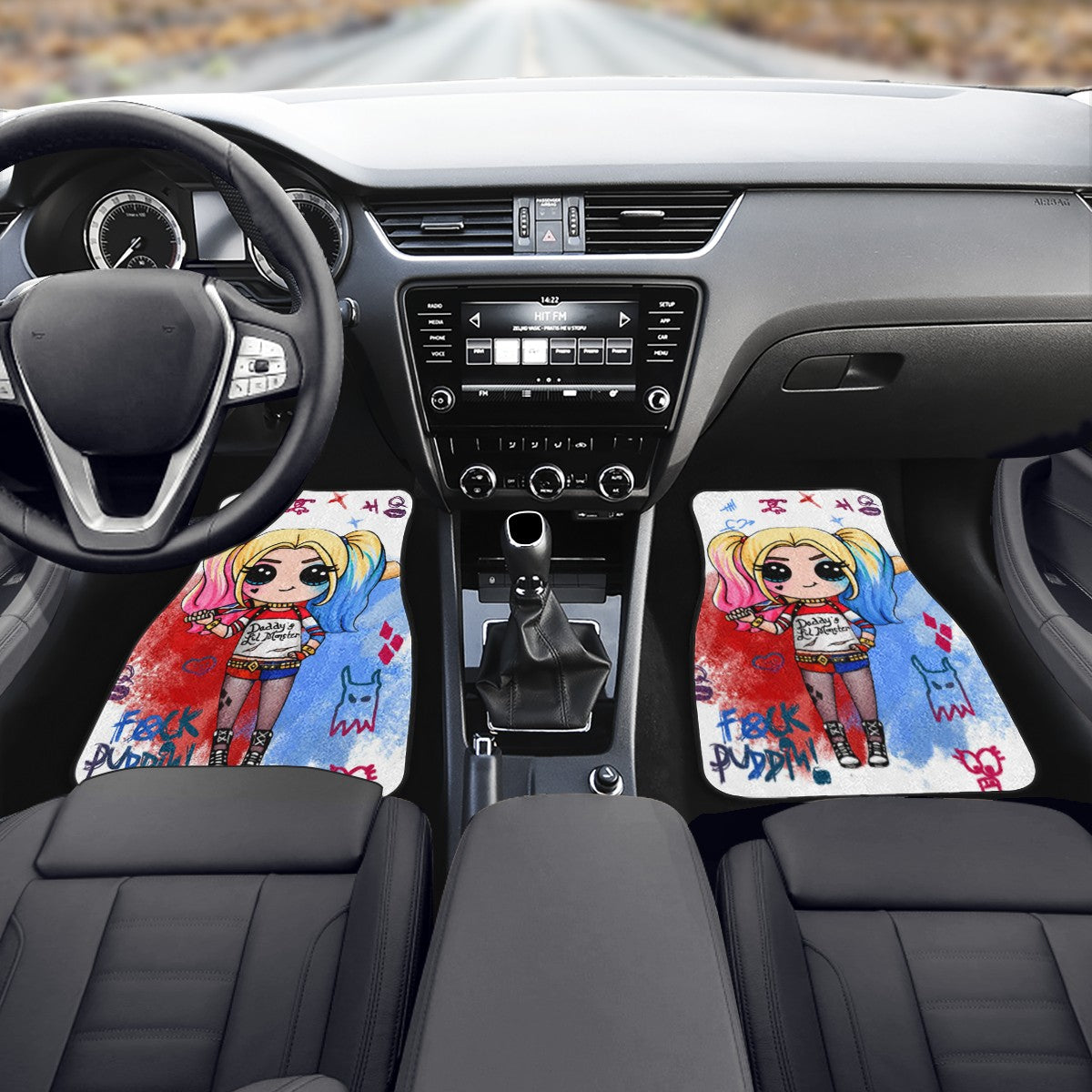 Harley Quinn Custom Car Floor Mats