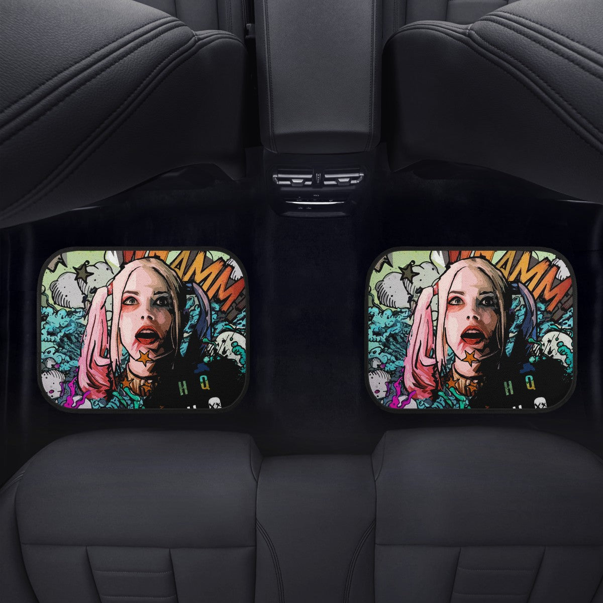 Harley Quinn Custom Car Floor Mats