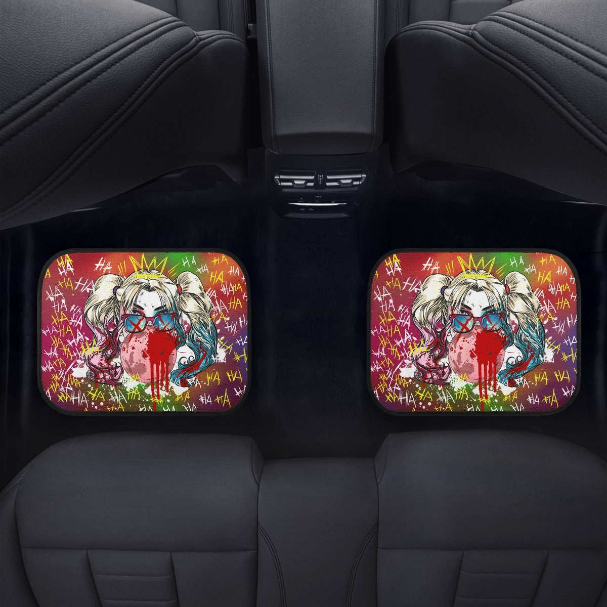 Harley Quinn Custom Car Floor Mats