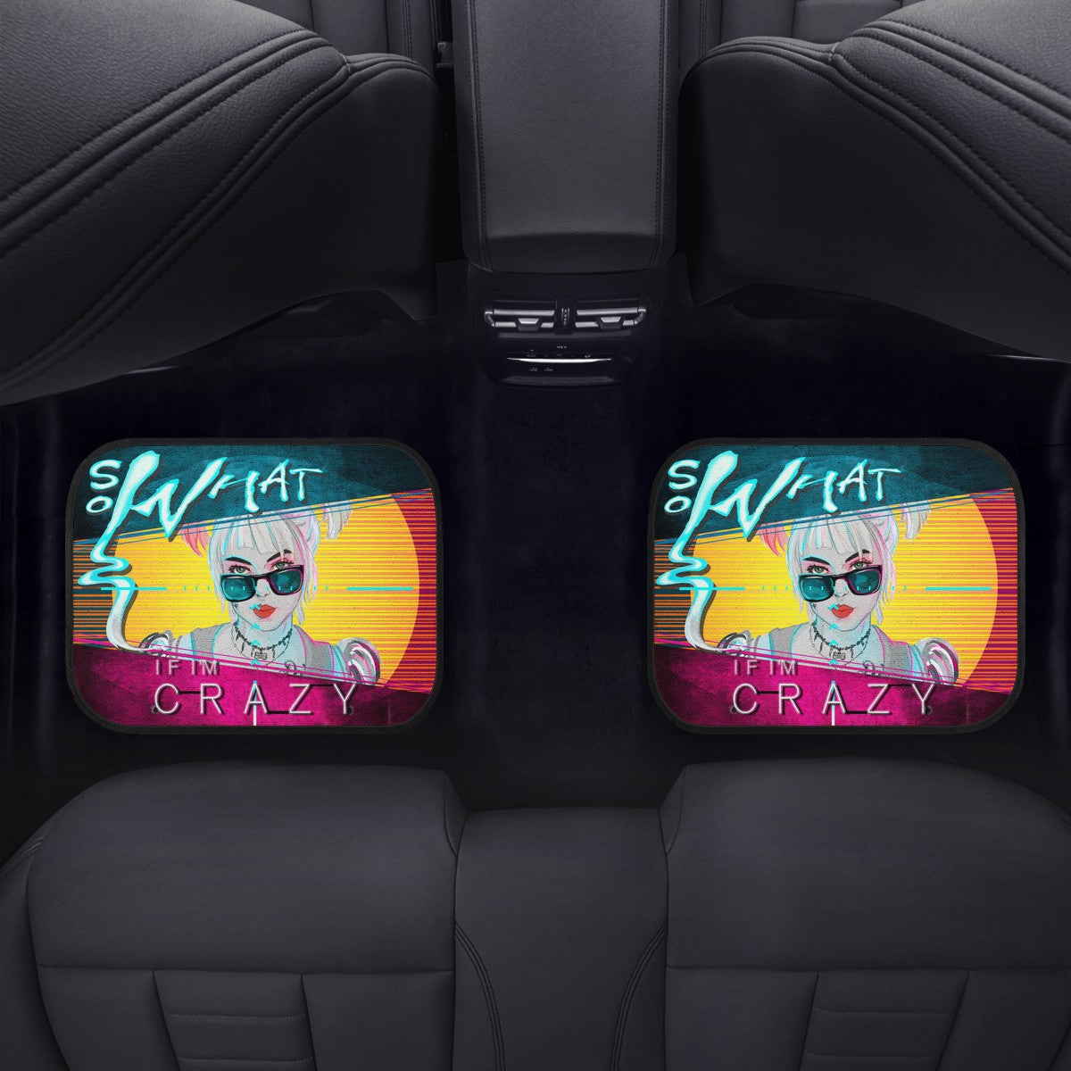 Harley Quinn Custom Car Floor Mats