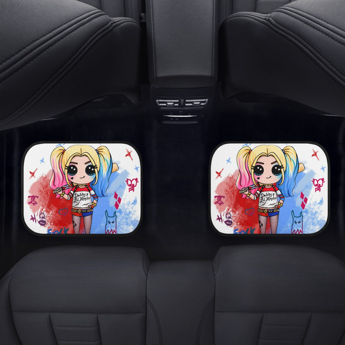 Harley Quinn Custom Car Floor Mats