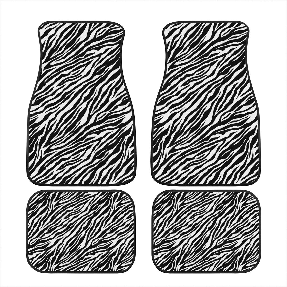 Zebra Custom Car Floor Mats