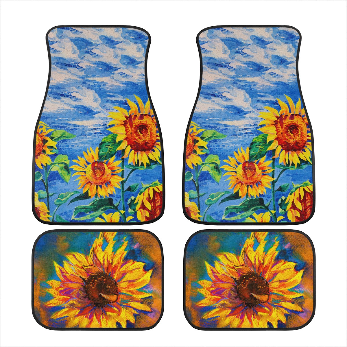 Sunflower Custom Car Floor Mats