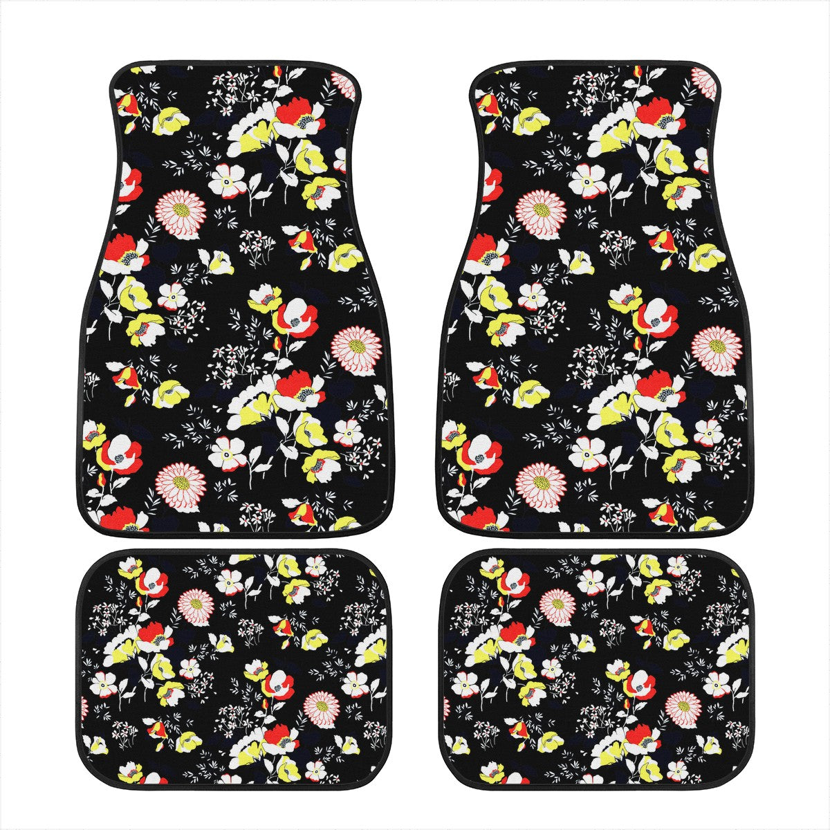 Flower Custom Car Floor Mats
