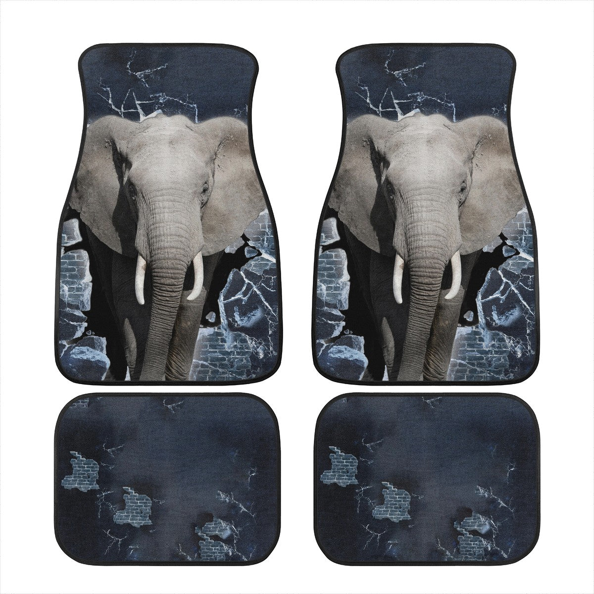 Elephant Custom Car Floor Mats