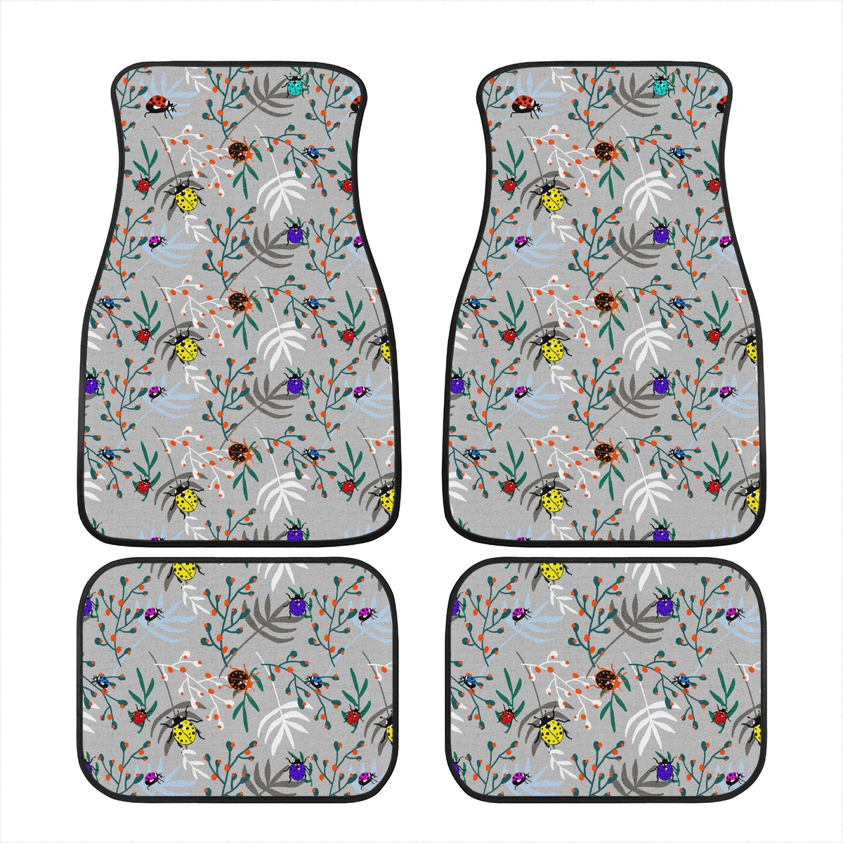Ladybug Custom Car Floor Mats