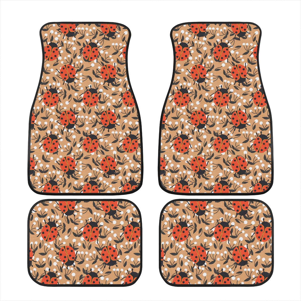 Ladybug Custom Car Floor Mats