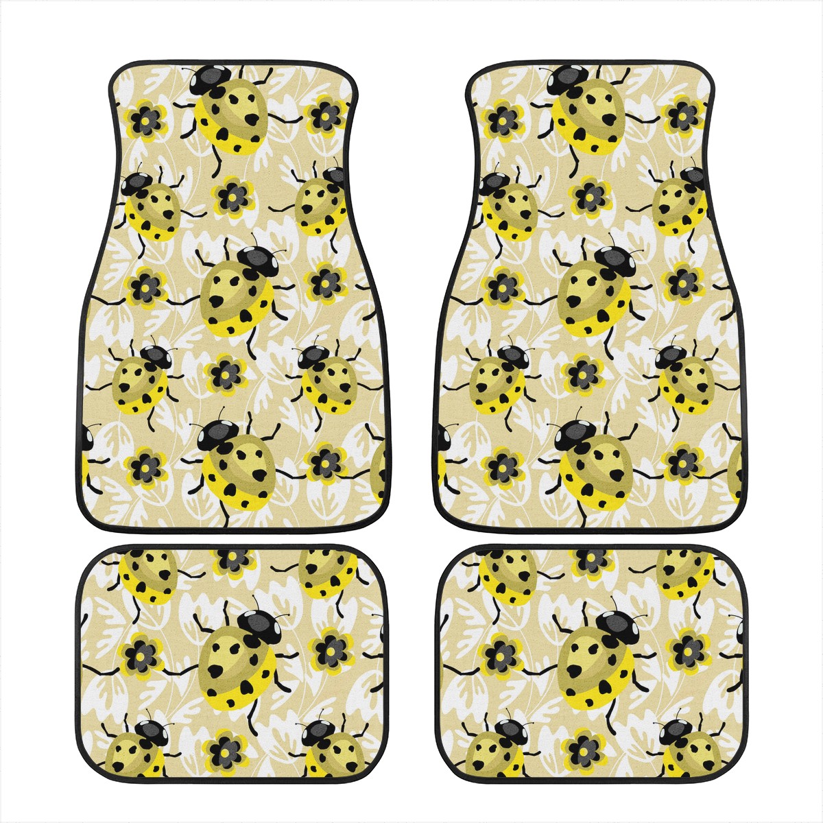 Ladybug Custom Car Floor Mats