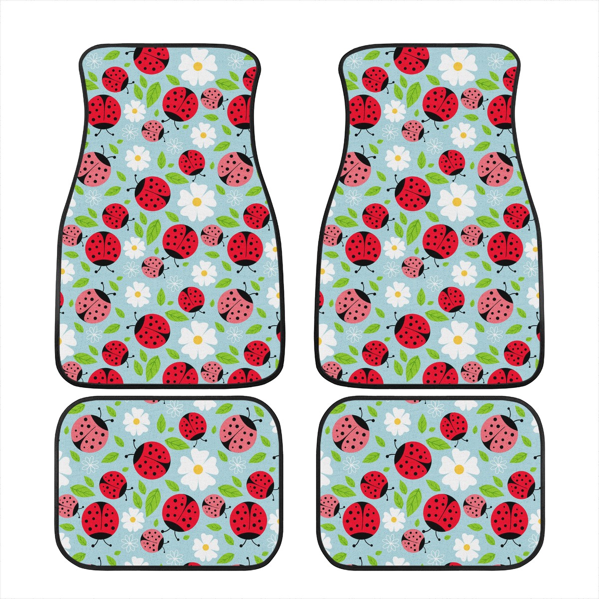 Ladybug Custom Car Floor Mats