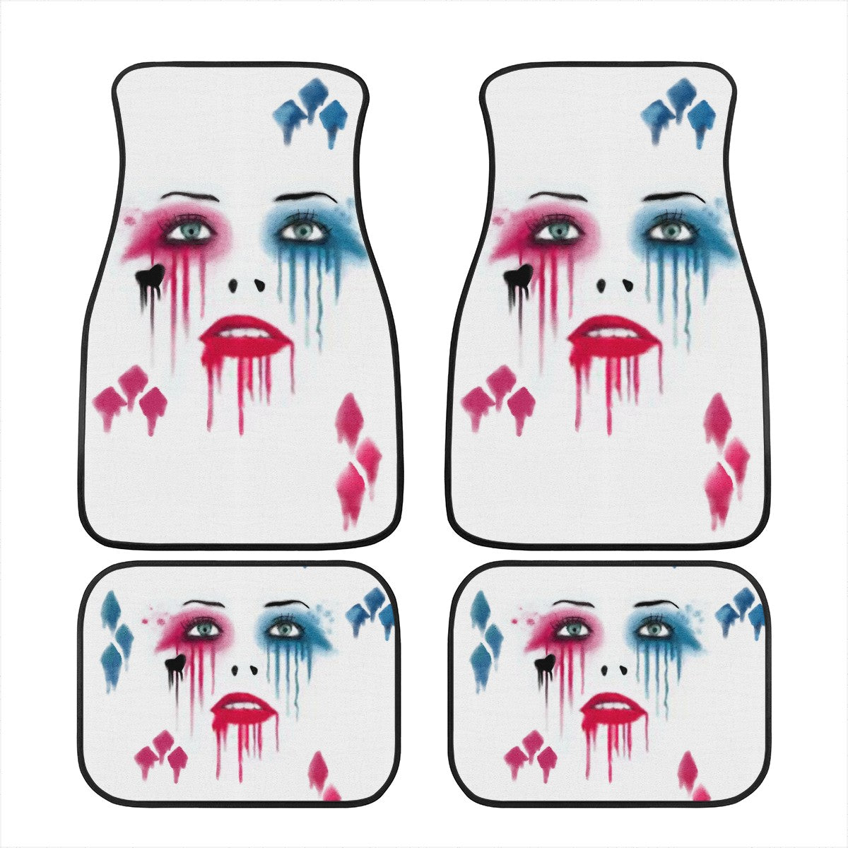Harley Quinn Custom Car Floor Mats