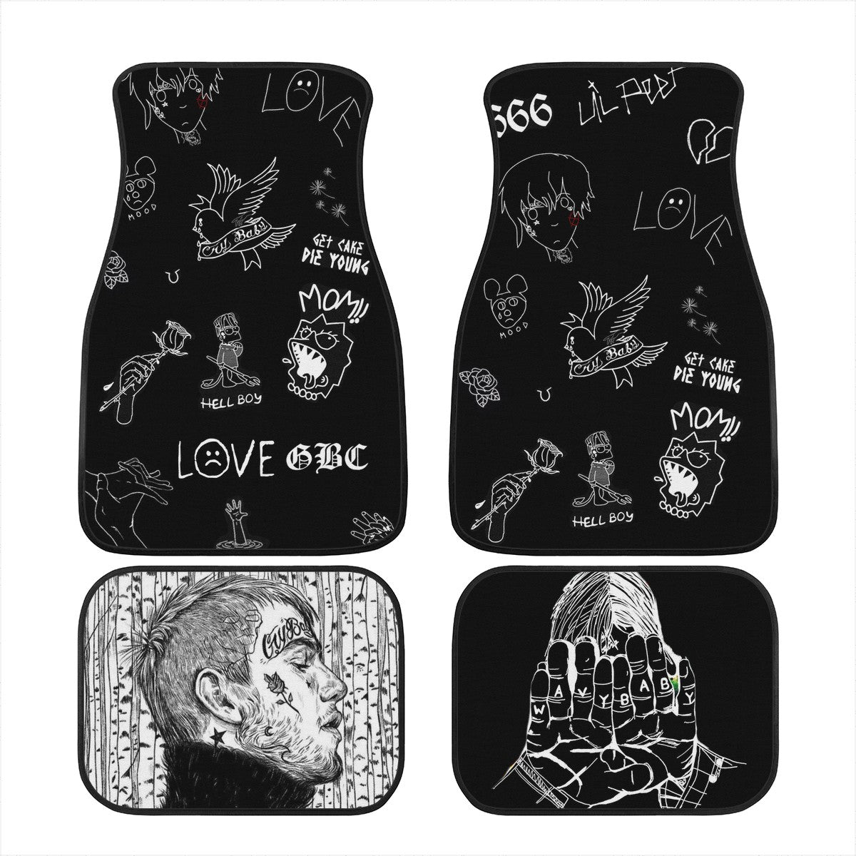 Lil Peep Custom Car Floor Mats