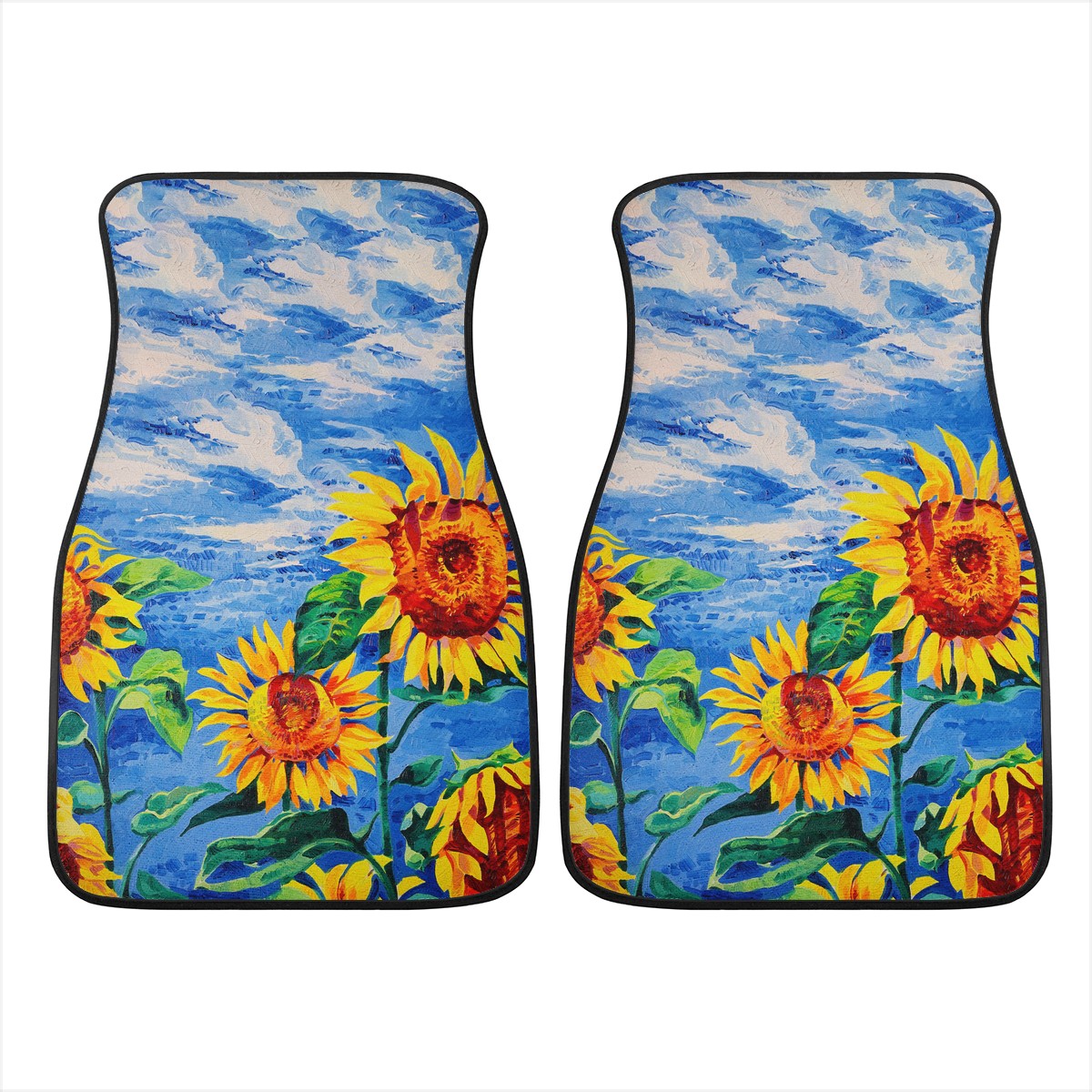 Sunflower Custom Car Floor Mats