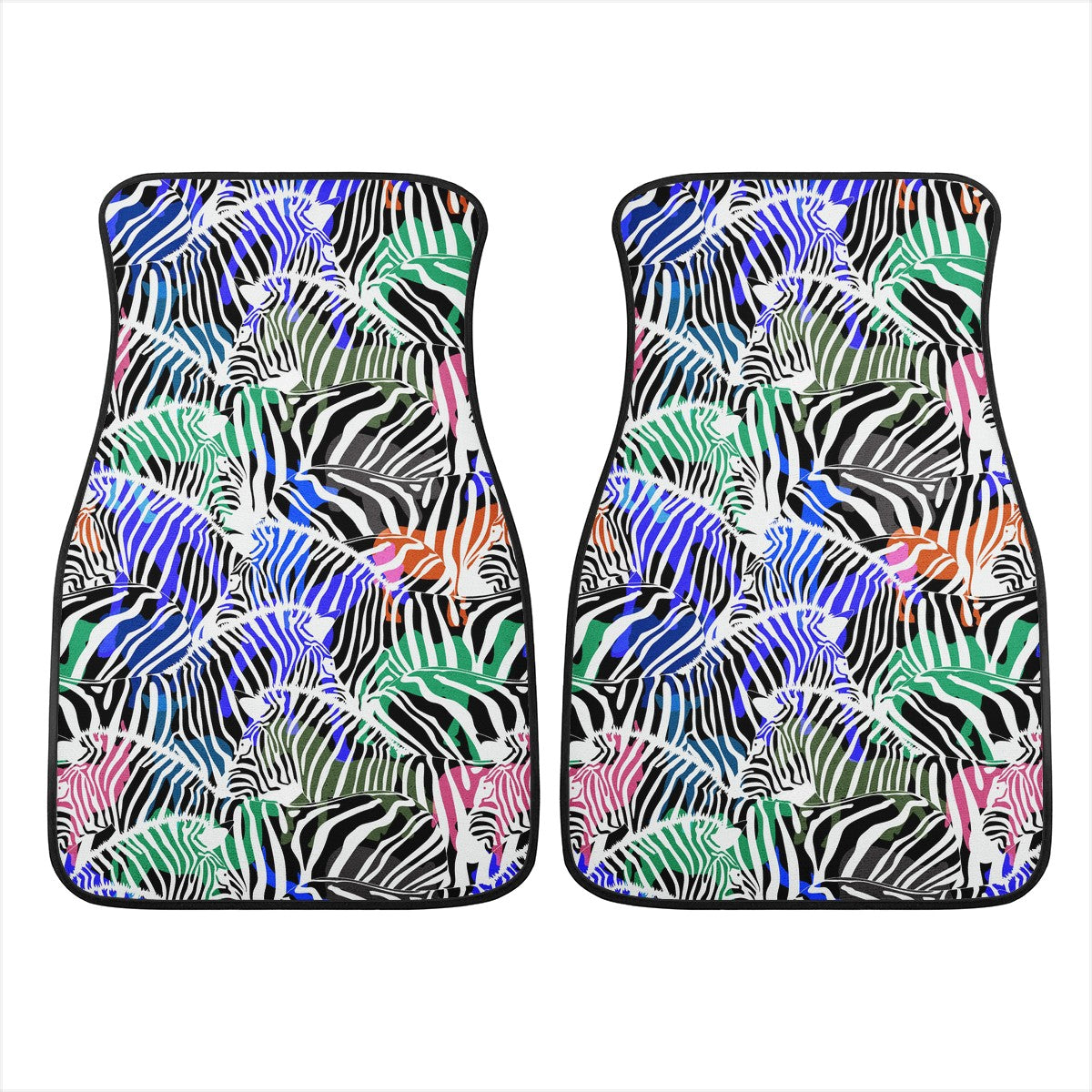 Zebra Custom Car Floor Mats