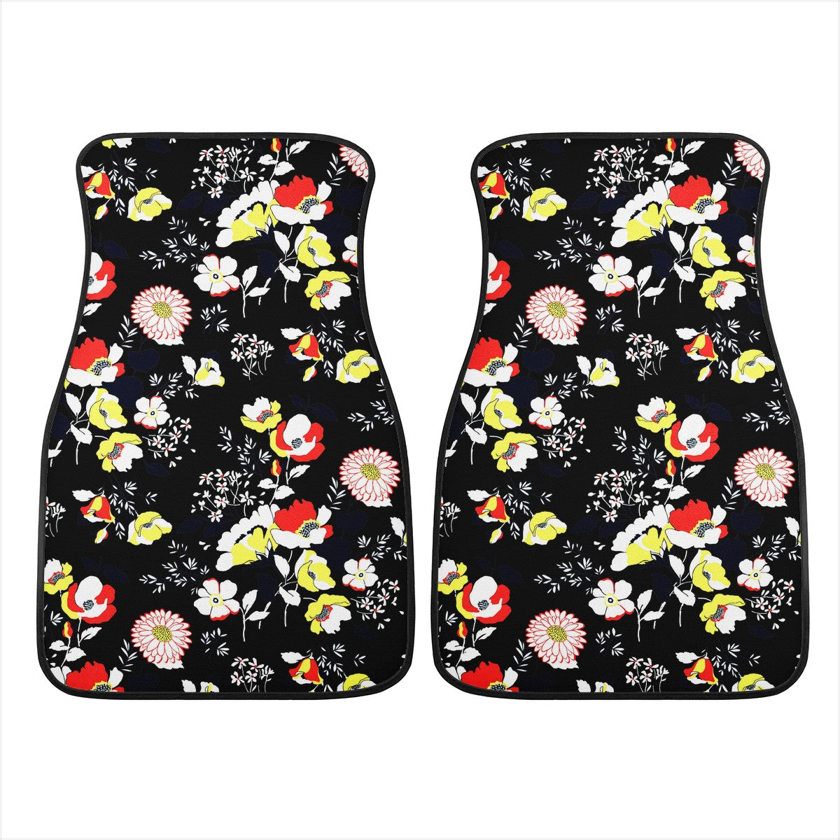 Flower Custom Car Floor Mats