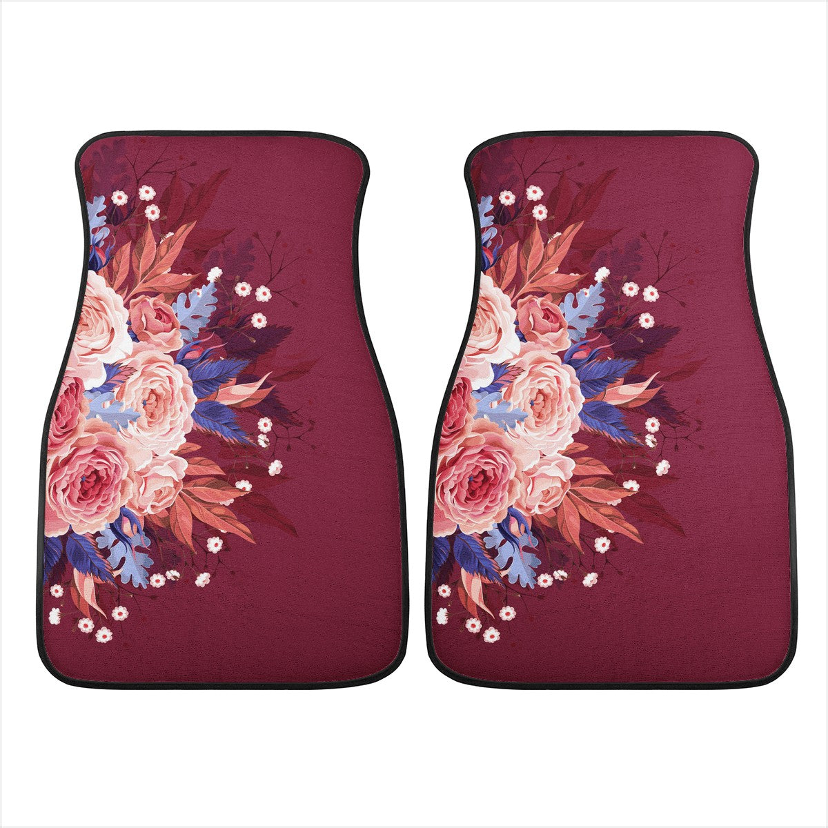 Flower Custom Car Floor Mats