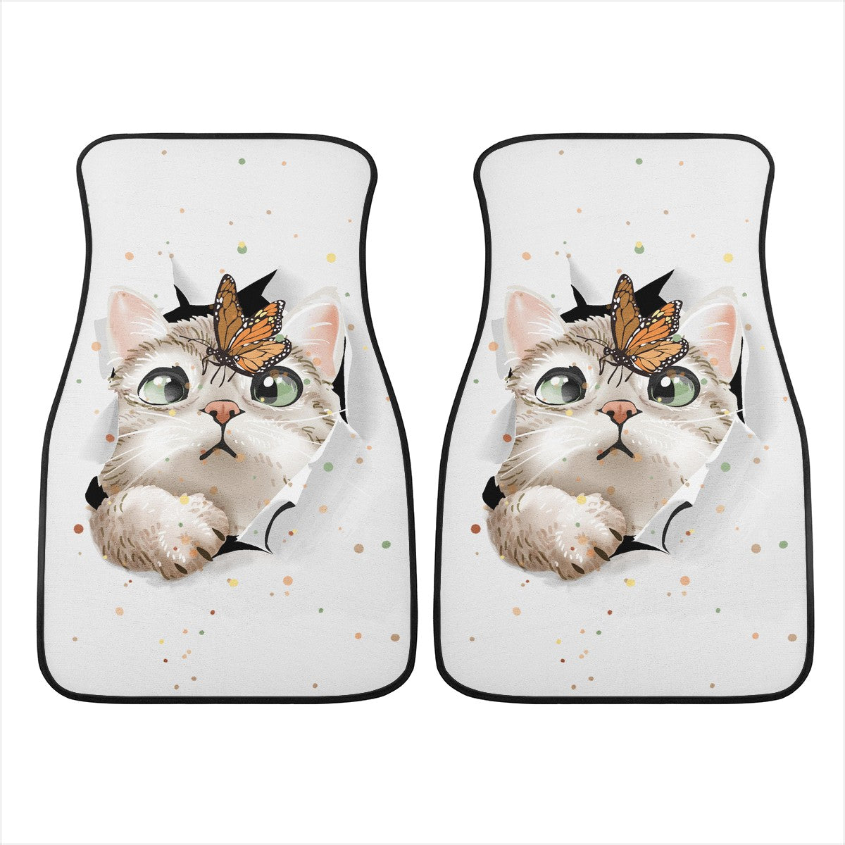 Cat Custom Car Floor Mats