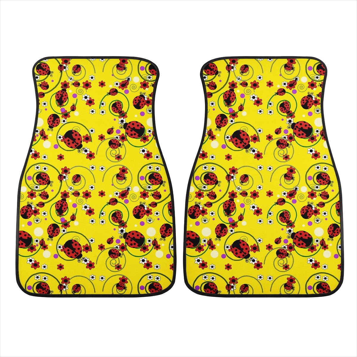 Ladybug Custom Car Floor Mats