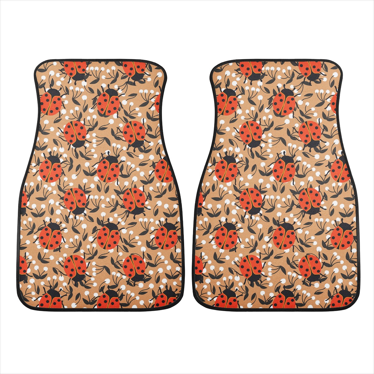 Ladybug Custom Car Floor Mats