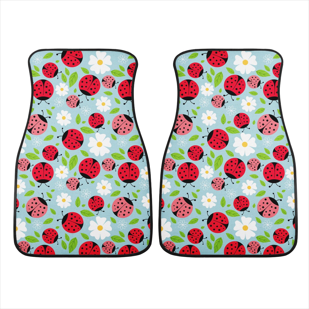 Ladybug Custom Car Floor Mats