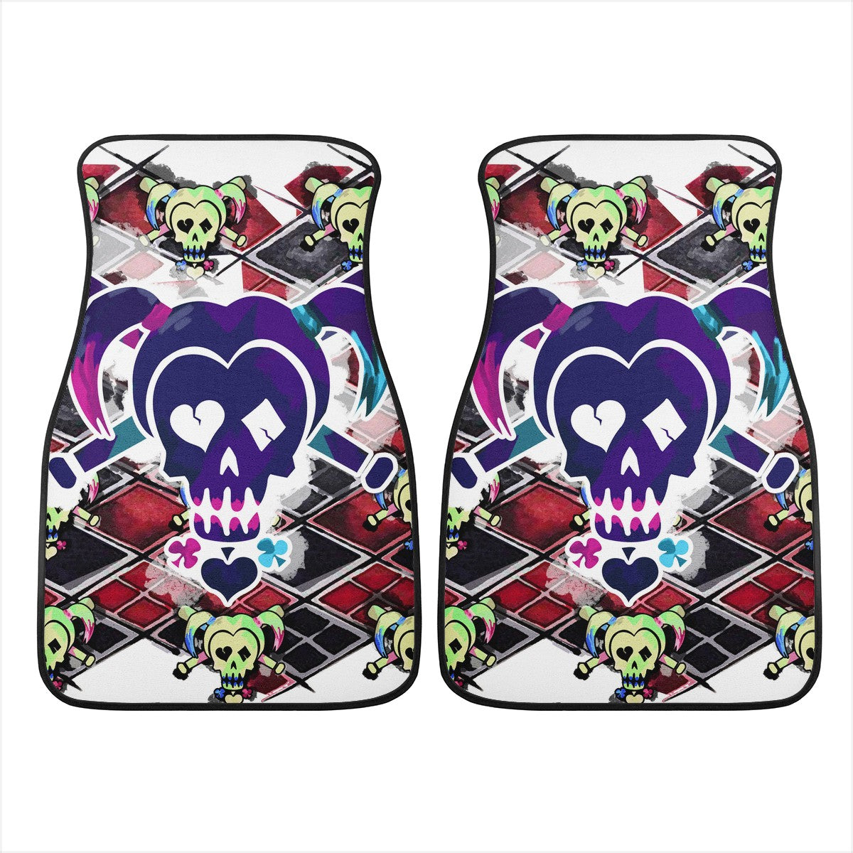 Harley Quinn Custom Car Floor Mats