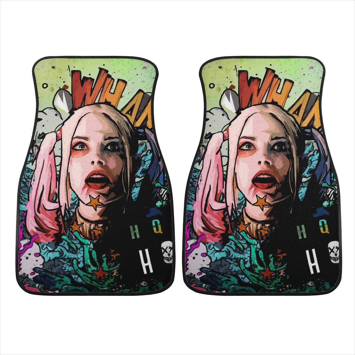 Harley Quinn Custom Car Floor Mats