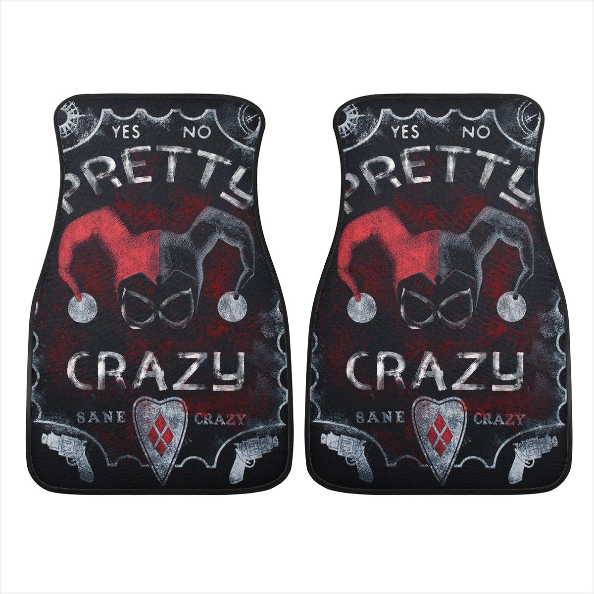 Harley Quinn Custom Car Floor Mats