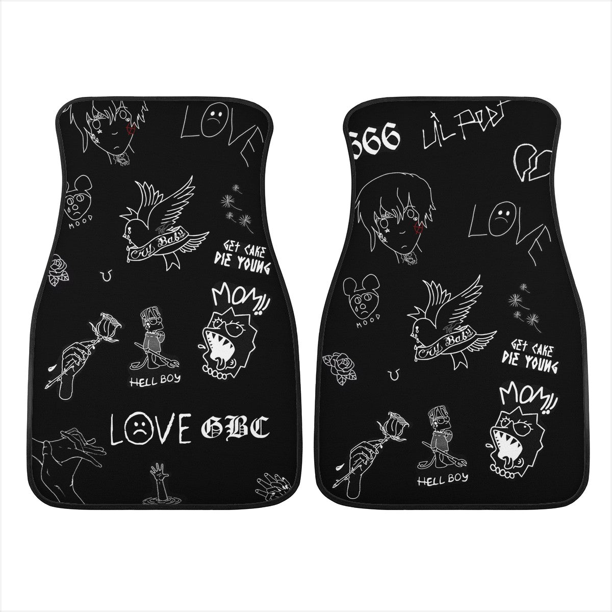 Lil Peep Custom Car Floor Mats