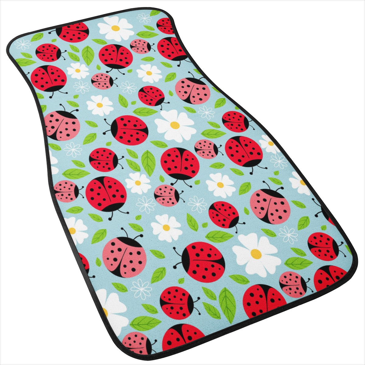 Ladybug Custom Car Floor Mats