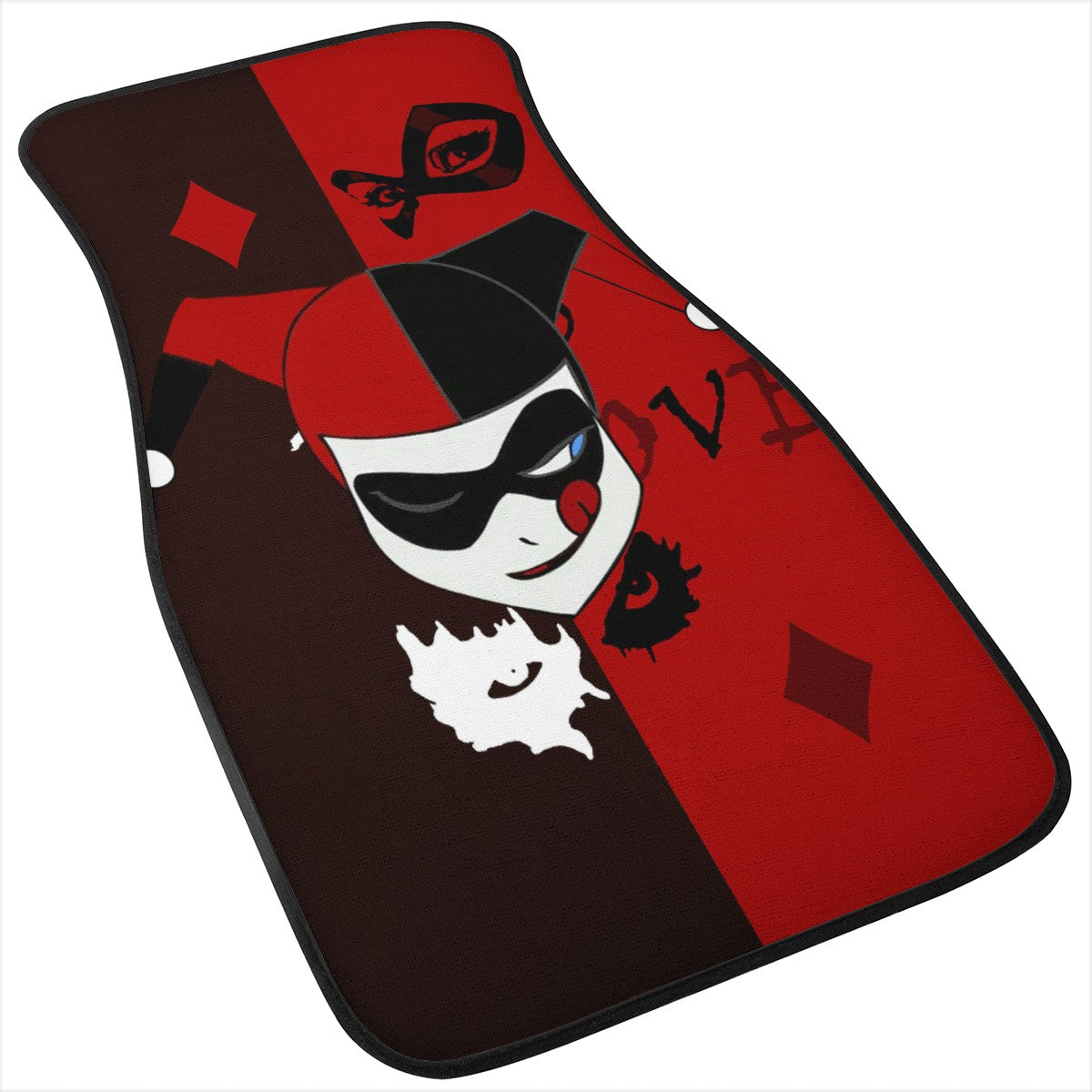 Harley Quinn Custom Car Floor Mats