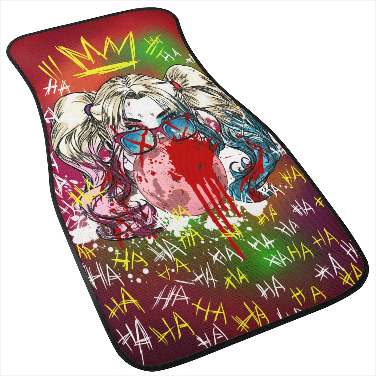 Harley Quinn Custom Car Floor Mats