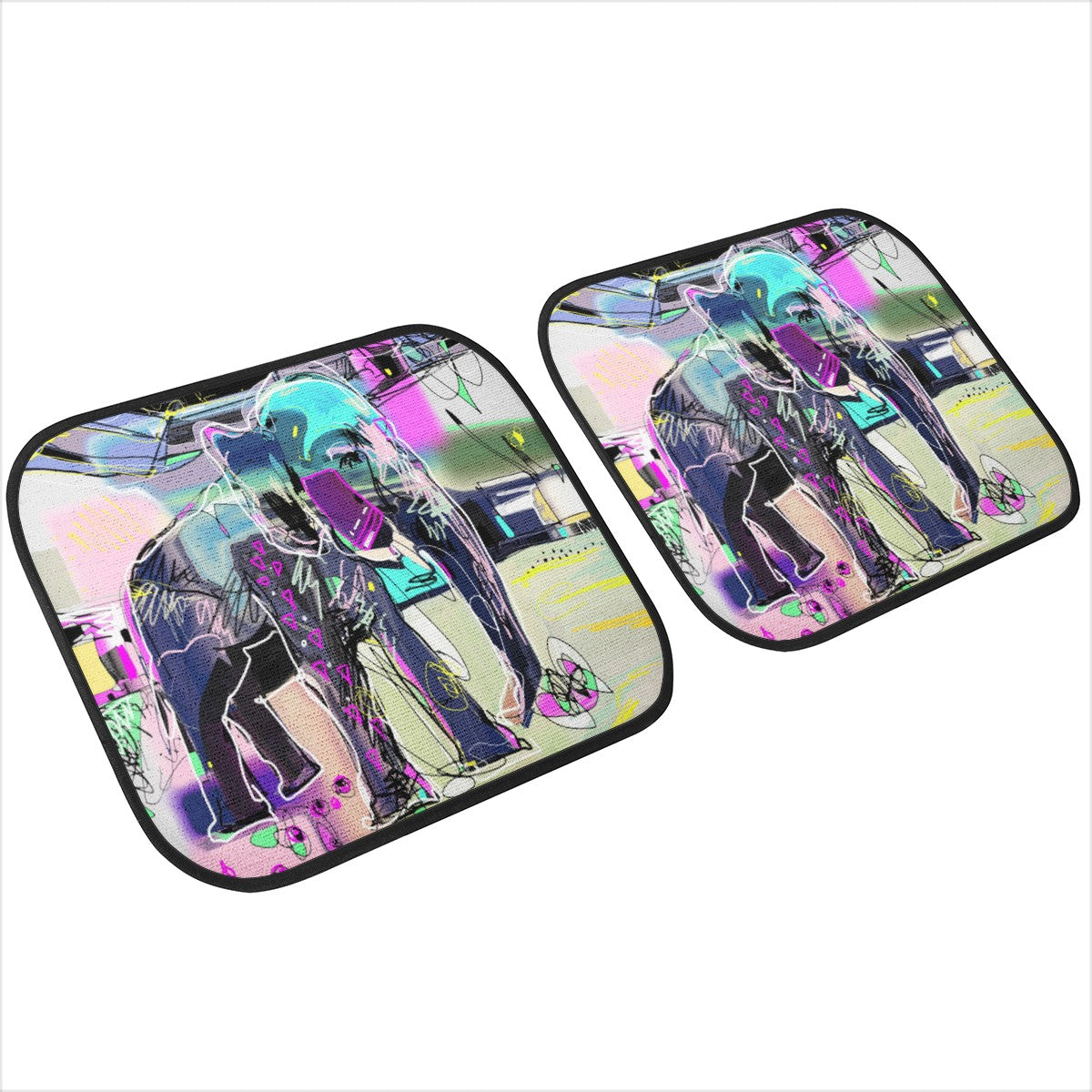 Elephant Custom Car Floor Mats