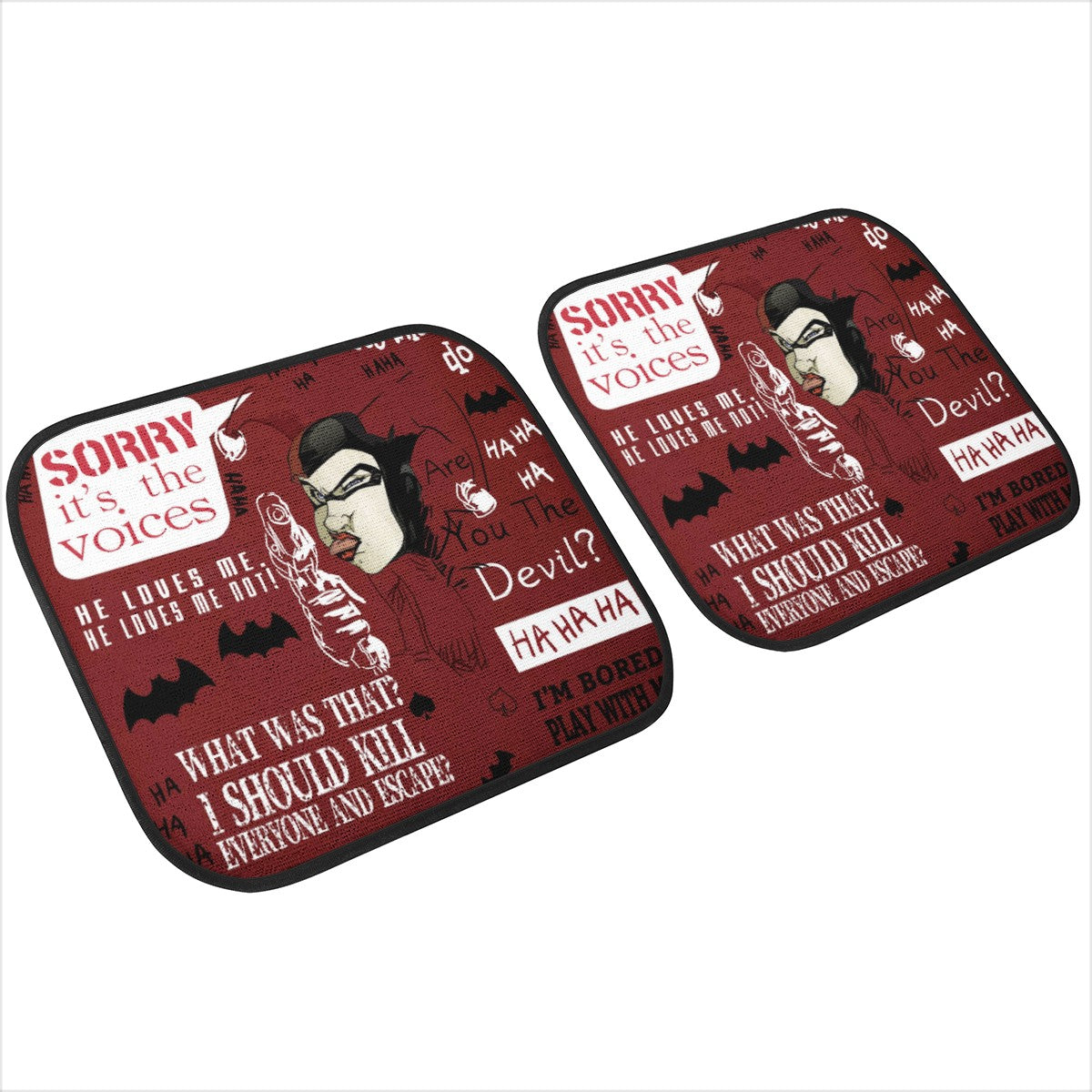 Harley Quinn Custom Car Floor Mats