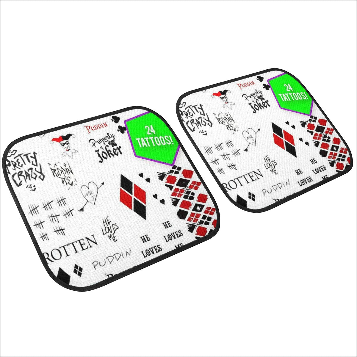 Harley Quinn Custom Car Floor Mats