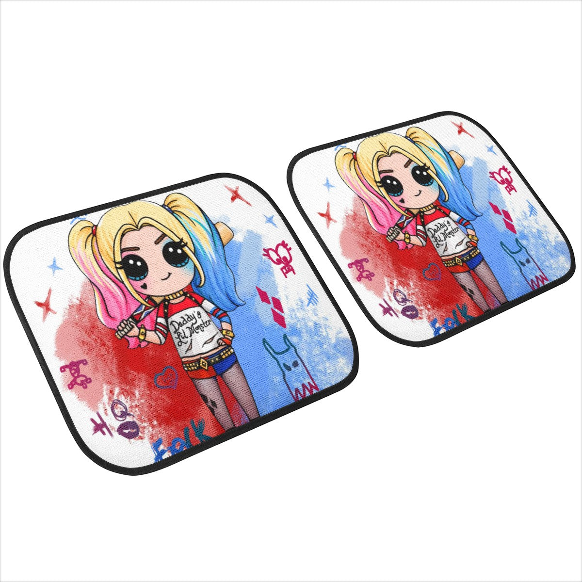 Harley Quinn Custom Car Floor Mats