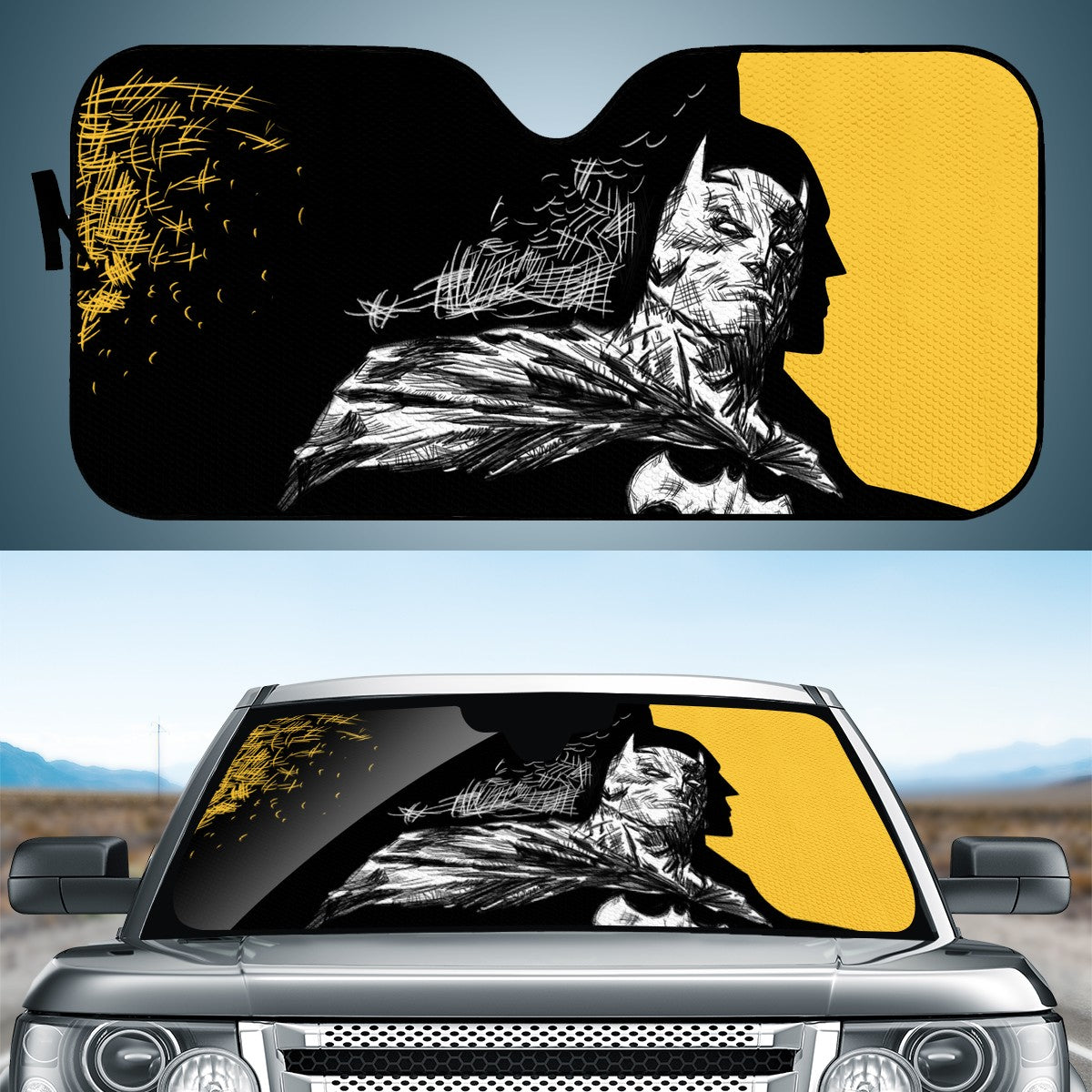 Batman Custom Car Windshield Sun Shade