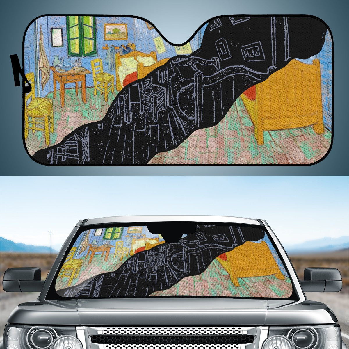 Art Custom Car Windshield Sun Shade