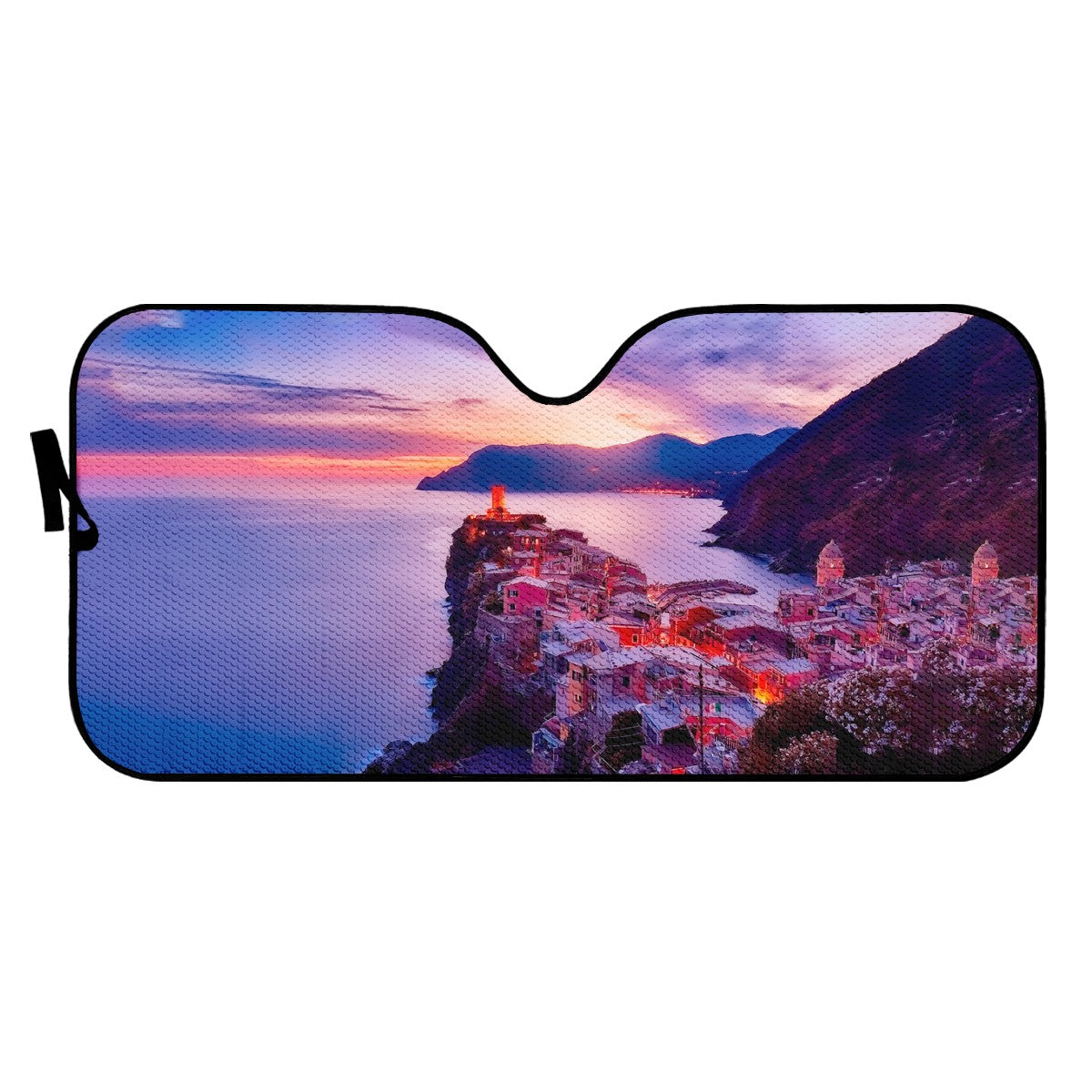 The Setting Sun &amp; The Sea Custom Car Windshield Sun Shade
