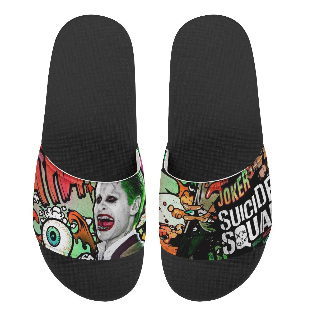 Suicide Squad Custom Slide Shoes
