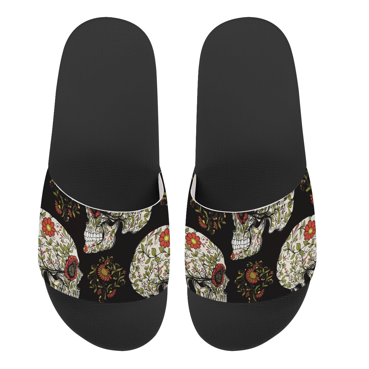 Skull Custom Slide Shoes